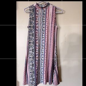 A fun floral print tight dress